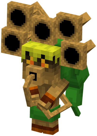 Deku Link playing the pipes
